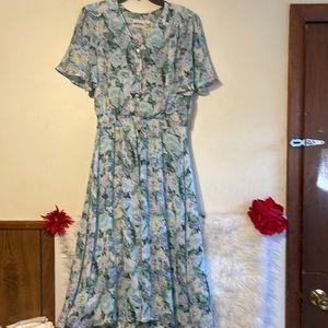 Vintage Caroline Well maxi Dress